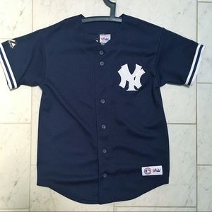 Majestic Jeter Practice Jersey youth Large